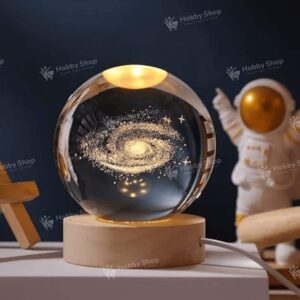 3D Crystal Ball Night Light (Galaxy)